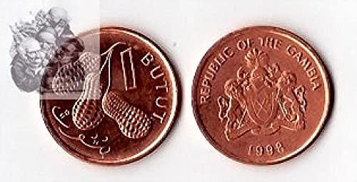 אפריקה אפריקאית חדשה גמביה 1 מטבע בומו 1998 מהדורה אוסף מתנות מטבעות זרים KM54 אריתריאה 25 נקודות מטבעות 1997 מהדורה אוסף מתנות מטבעות