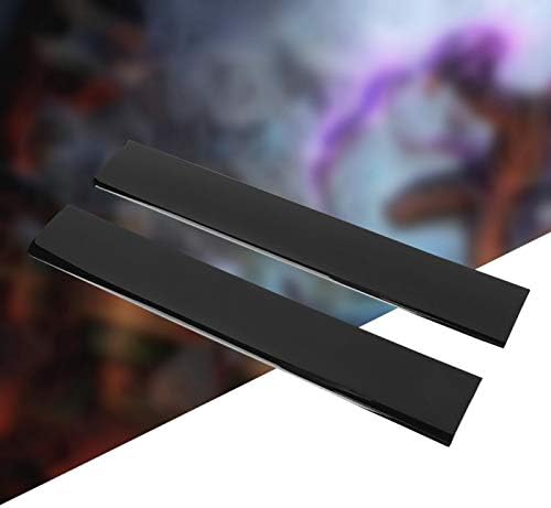 כיסוי החלפת Socobeta מארז משמאל וימין כיסוי לוחית שחור עבור קונסולת PS3 Slim