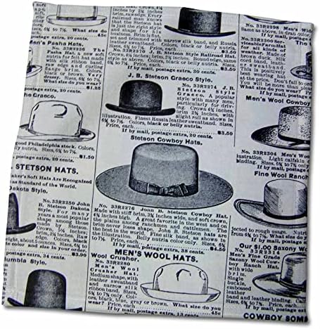 3drose פלורן וינטג ' - כובעי גברים עתיקים - מגבות