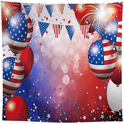 7 * 5 רגל יום עצמאות רקע לצילום אמריקאי דגל כוכבים ופסים בלון ותיקי יום דקור 4 ביולי פטריוטית מסיבת באנר תמונה סטודיו תא יילוד תינוק מקלחת