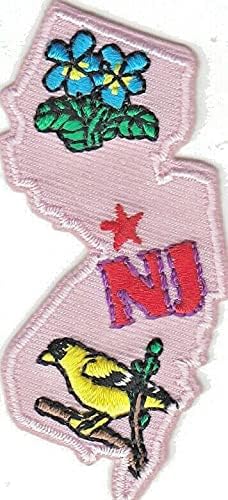 צורת מדינת NJ של ניו ג'רזי - ברזל על תיקון אפליקציות רקום/צפון -מזרח