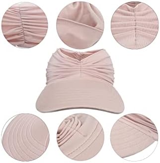 ALEX VILTUE UPF50+ UV הגנה על SUN SUN ELASTISS HOLOW VISOR כובע לנשים חוף חוף חוף ספורט טיולים רגליים חופשת גולף