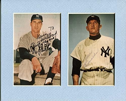 אלי ריינולדס ויק רצ'י ניו יורק ינקי בייסבול חתום תמונות חתימה חתימה - תמונות MLB עם חתימה
