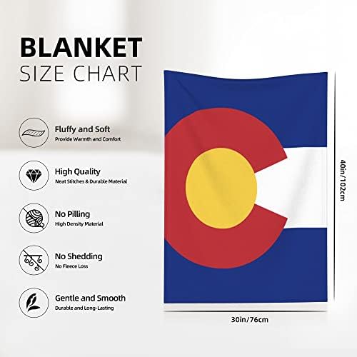 דגל QG ZZX של שמיכת תינוקות בקולורדו לבנים שמיכת שמיכת עריסה שמיכה