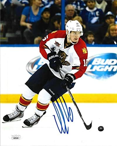 אלכסנדר ברקוב חתום על פלורידה פנתרים 8x10 חתימה על חתימה 15 JSA - תמונות NHL עם חתימה