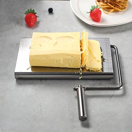גבינת מבצע עם חוט נירוסטה גבינת קאטר עם 5 החלפת חוטים גבינת מבצע עבור בלוק גבינת נירוסטה בקנה מידה מדויקת עבור חתכים ברורים