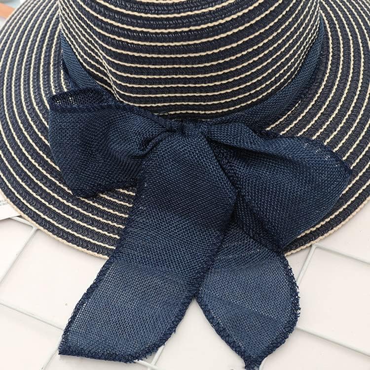 ZSEDP חופשת חוף כובעי שמש אשה כובעי קשת כובעי מגן כובעים ביד כובע צל קיץ מזדמן