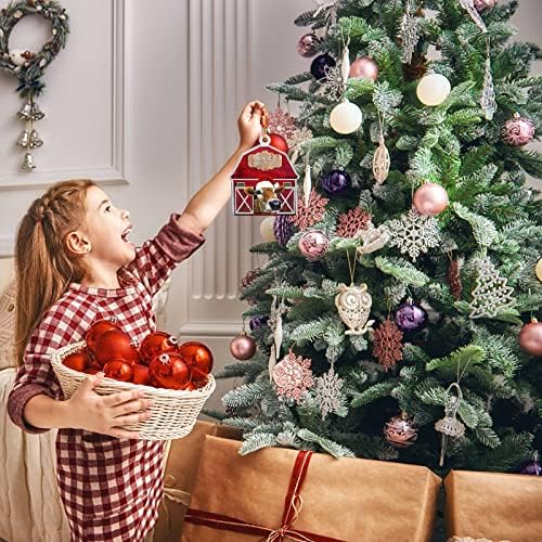 חרוזים על מחרוזת עץ חג המולד המפרט חג המולד קישוט מטוס אקרילי קישוטי מסיבות חג משפחות