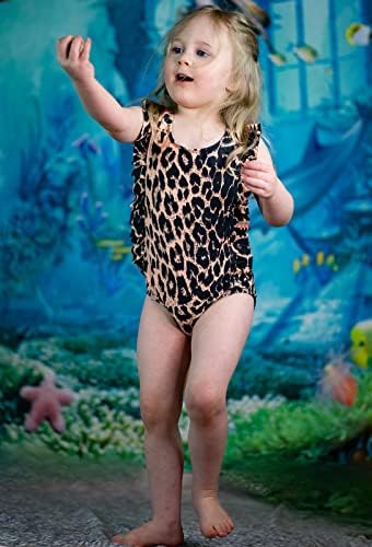 רייזברן בנות בנות בגד ים ראפלס חליפות רחצה חמורות חוף ספורט שחייה שחייה ללא אחורה קיץ אחד בגדי ים בגדי ים 2-7 שנים