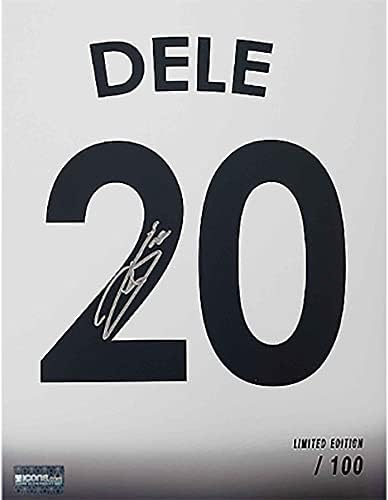 דלה אלי טוטנהאם הוטספור חתימה 16 x 12 2019 מספר 20 הדפס ג'רזי ביתי - אייקונים - תמונות כדורגל עם חתימה