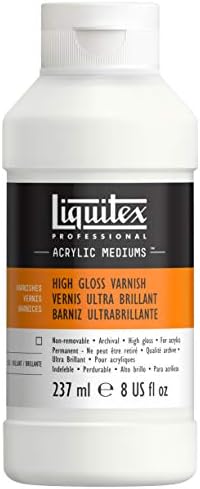 Liquitex Professional Gross Gloss, 237 מל ויסודות צבע אקרילי, צינור 250 מל, טיטניום לבן