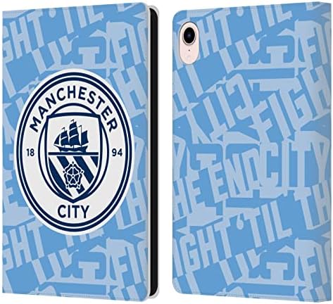 עיצובים של מקרה ראש מעצבים רשמית מורשה מנצ'סטר סיטי איש סיטי FC דפוסי קרב כחולים שמים קרב עור ארנק עור מארז תואם ל- Apple iPad Mini
