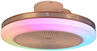 נברשות ניאוצי, מאוורר תקרה של RGB צבע עמום עם אורות הובלו אור תקרה שקט עם מאווררים ומאוורר תזמון שלט רחוק של השלט רחוק עם מנורות לחדר