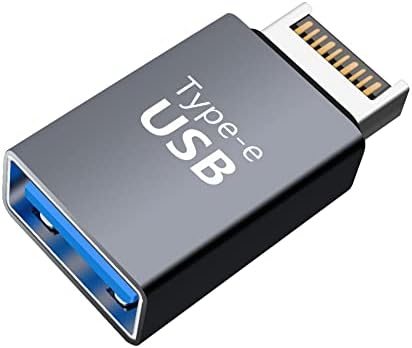 כותרת יאצז'או USB 3.1 כותרת לוח קדמית, מהירויות העברה עד 10 ג'יגה-ביט לשנייה, סוג E זכר ל- USB כבל מתאם נתוני תוסף של לוח האם למחשב נייד