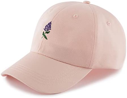 כובע אבא רקום ורדים גברים גברים כותנה כותנה כותנה מתכווננת חמוד