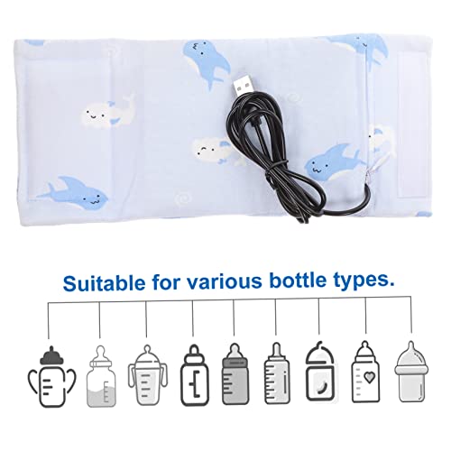 5 יחידות לווייתן חלב אם בקבוק דפוס יילוד עבור תינוקות תיק נסיעות כיסוי האכלה נייד מים סיעוד כבלי חלב חם שרוול בבית מחוץ מבודד תינוק עם