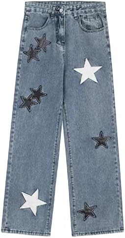מכנסי מכנסי הדפסת כוכבים מזדמנים של מכנסי הדפסת כוכבים של נשים