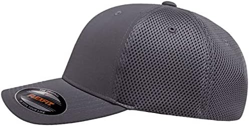 Bustedtees XRP לוגו כובע flexfit ללבוש מזדמן - כובע בייסבול לגברים נשים נושם גמיש בכושר עם כובע מצויד של AirMesh