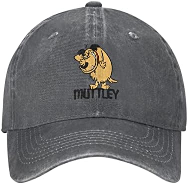 Dastardly and Muttley Unisex Vintage שטף את כובע הבייסבול במצוקה כותנה מתכווננת משאית מתכווננת אבא שחור