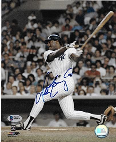דון ביילור חתימה ניו יורק ינקי 8x10 תמונה בקט אימת - תמונות MLB עם חתימה