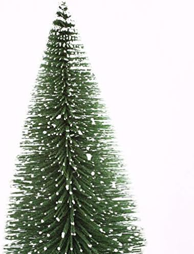 Pretyzoom Work Decor Decor עץ חג המולד מיני עם עץ עץ מלאכותי עץ אורן לחג המולד לירידות שולחן חג המולד 20 סמ קישוט שולחן