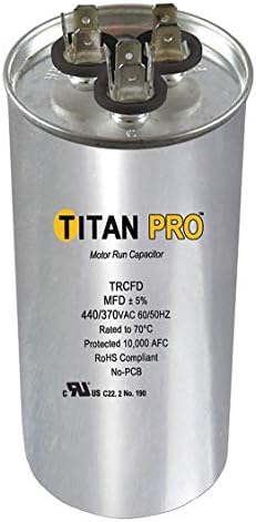 Titan Titan Pro Dual Degather Date Cabacitor Cabacitor Round TRCFD705