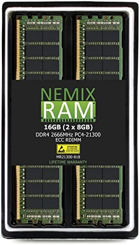 NEMIX RAM 32GB DDR4-2666 PC4-21300 ECC RDIMM שדרוג זיכרון שרת רשום לשרת PowerEdge R240 Rack