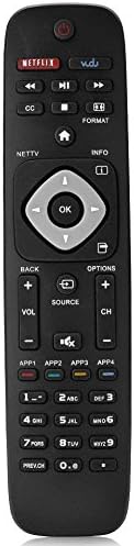 Universal Remote Control Replacement for All Philips Smart TV NH500U 50PFL5601/F7 65PFL5602/F7 55PFL5602/F7