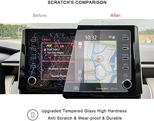 Smanni for Corollaa 2019 2020 8 אינץ 'ניווט מכוניות מגע מרכז מסך מגן על אביזרי פנים אוטומטיים סרט זכוכית מזג