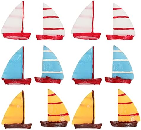 פטקאו עיצוב בית עיצוב בית תפאורה שולחן אוכל עיצוב של 2 מיני סירה דקור: מיני סירה דקור מיני מפרשית מודלים דגם סירות מפרש מיני מפרשית מודלים