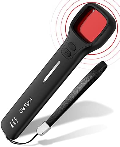 Voivey G6 Sport אנטי ריגול גלאי מצלמה נסתרת, מכשיר גלאי באגים של אות RF, גלאי גשש GPS, גלאי התקני האזנה ניידים עם 7 רמות רגישות למלונות,