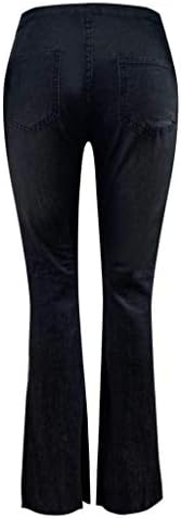 ג'ינס התלקחות וינטג 'מתלקח אמצע עליית מכנסיים פלאצו קלאס