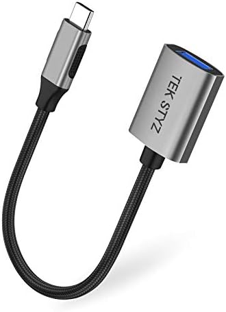 מתאם Tek Styz USB-C USB 3.0 תואם לממיר הנשי של Motorola Moto G200 5G OTG Type-C/PD USB 3.0.