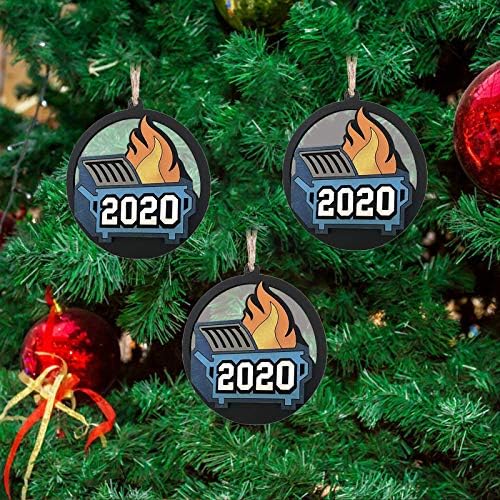 קישוט דבקון תינוק 2020 אש זבל קישוט לחג המולד עץ חג המולד תליוני עץ