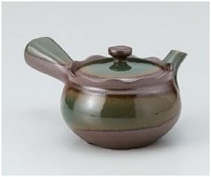 せ ともの 本 舗 קומקום קומקום של כלי בנקו, Banko Ware פרח Kanmuri Teapot ,,,39 x 3.3 אינץ