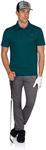 חולצות פולו גולף גברים-אורך מושלם, מהיר יבש, 4-דרך למתוח בד. לחות הפתילה, עד 50+ הגנה