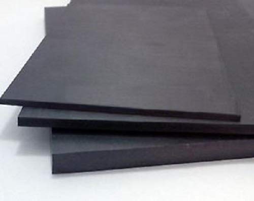 גיליון לוח קצף PVC - שחור - 24 ב x 48 ב x 12 ממ Thic