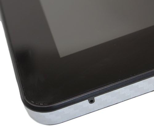 Skinomi Film Farbon סיבי פחמן מלא גוף מלא תואם ל- Viewsonic G-Tablet Techskin עם מגן מסך סרטים ברורה אנטי-בועית