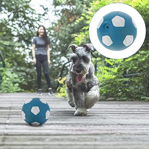 כדורי ipetboom צעצועים של כלבים כחולים לטקס לתעופת כדור סאונד בינונית עם כדורגל מתנה כדורגל מקורה מבדר אינטראקטיבי חוף נשמעים ציוד צעצוע