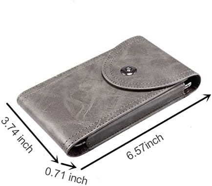 אנכית אנכית אוניברסלית 6.7 אינץ 'קליפ חגורת עור קליפ נרתיק ארנק ארנק לאייפון 14 Pro Max, 14 Pro, 14 Plus, 14, עבור Samsung Galaxy S23