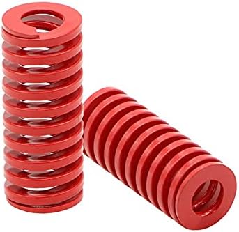 קפיצי דחיסה מתאימים לרוב התיקון I אדום עומס בינוני לחץ דחיסה קפיץ עובש עמוס עובש קפיץ קוטר חיצוני 20 ממ x קוטר פנימי 10 ממ x אורך 25-150