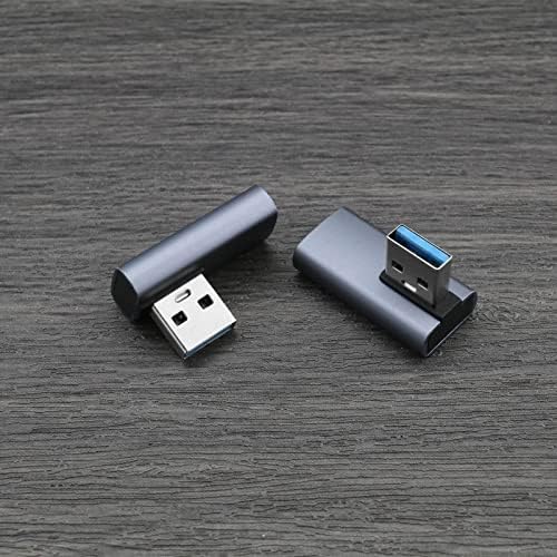 Emagtech 2pcs USB 3.1 ממיר זכר לנקבה החלפת USB 3.1 90 מעלות מתאם USB זכר לנקבה זווית ימין אביזרים מצמד