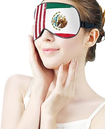דגל מקסיקו אמריקאי מסכת עיניים שינה עין חמודה מכסה עיניים מכסה צלם לנשים מתנות גברים