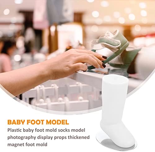 Baluue לתצוגת דגם נעליים מעמד דמה מעמד רגליים גרביים מחזיקים לבנים מגנטיים נעלי מגנט נעלי פלסטיק עומדות תבניות