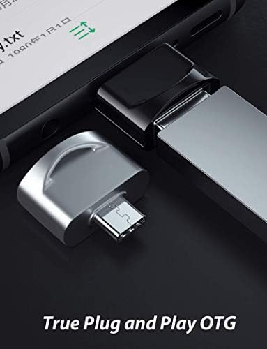 USB C נקבה ל- USB מתאם זכר תואם למטען Samsung Galaxy Z Flip 5G עבור OTG עם מטען Type-C. השתמש במכשירי הרחבה כמו מקלדת, עכבר, מיקוד, GamePad,