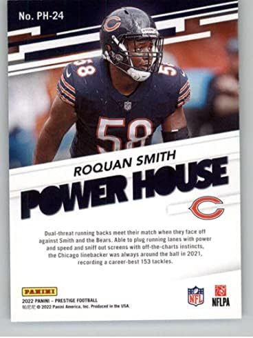 2022 Panini Prestige Power House 24 Roquan Smith Chicago Bears כרטיס מסחר בכדורגל NFL