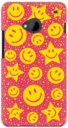 YESNO STAR SMILE PINK / עבור HTC J ONE HTL22 / AU AHTL22-PCCL-201-N120