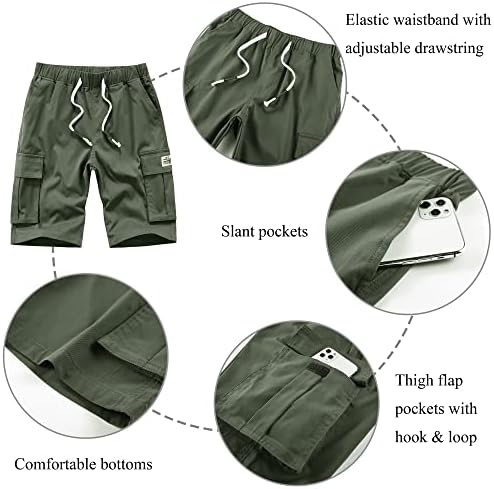 מכנסי מטען vtuaol לנשים מכנסי טיול נוחים נינוחים מזדמנים עם ריבוי כיסים