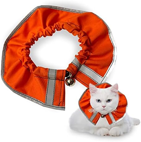 שומר טרף חתול צווארון, בהיר בצבע קיטי צווארון עם פעמון עבור מופחת טרף ללכוד, רעיוני חתול צווארון עבור חתול בטיחות, קומפי בדלני חתול צווארון,