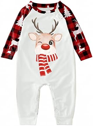 לחג המולד תואם לבגדים משובצים להדפיס פג'מה מטה לפיג'מה תואמת משפחתית לפתיתי שלג משפחתית